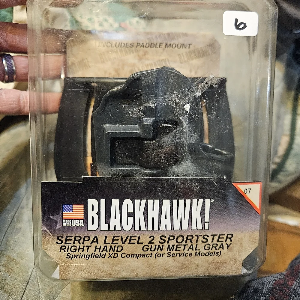 NIP Black Hawk Paddle Holster For Springfield XD